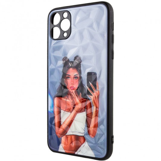 TPU+PC чохол Prisma Ladies для Apple iPhone 11 Pro Max (6.5") Black in White - зображення 2 