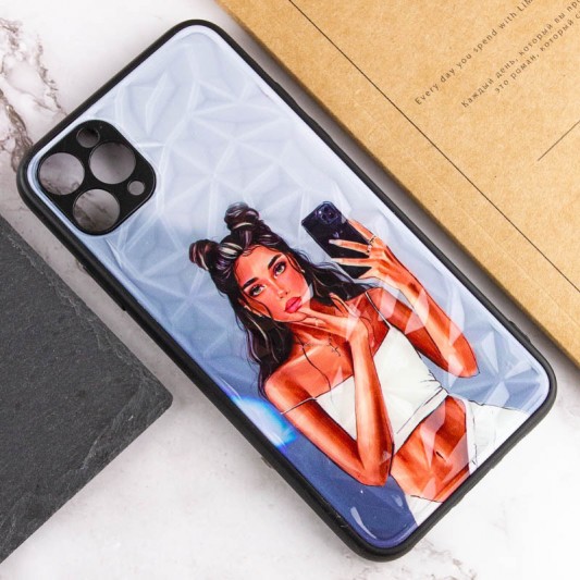 TPU+PC чохол Prisma Ladies для Apple iPhone 11 Pro Max (6.5") Black in White - зображення 4 