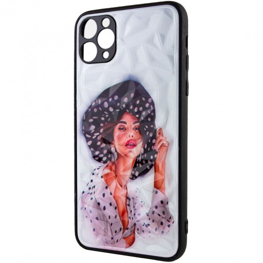 TPU+PC чехол Prisma Ladies для Apple iPhone 11 Pro Max (6.5") Girl in a hat - изображение 2