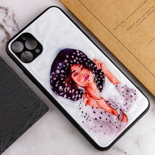 TPU+PC чехол Prisma Ladies для Apple iPhone 11 Pro Max (6.5") Girl in a hat - изображение 4