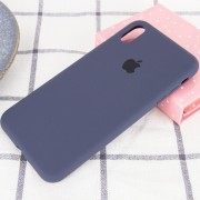 Чохол Silicone Case Full Protective (AA) для Apple iPhone XR (6.1"), Темний Синій / Midnight Blue