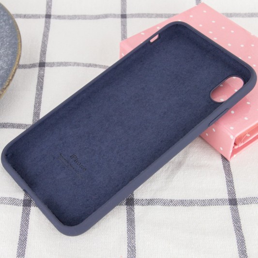 Чохол Silicone Case Full Protective (AA) для Apple iPhone XR (6.1") Темно-синій / Midnight blue - зображення 2 