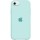 Чохол Silicone Case Full Protective (AA) для Apple iPhone SE (2020) Бірюзовий / Turquoise