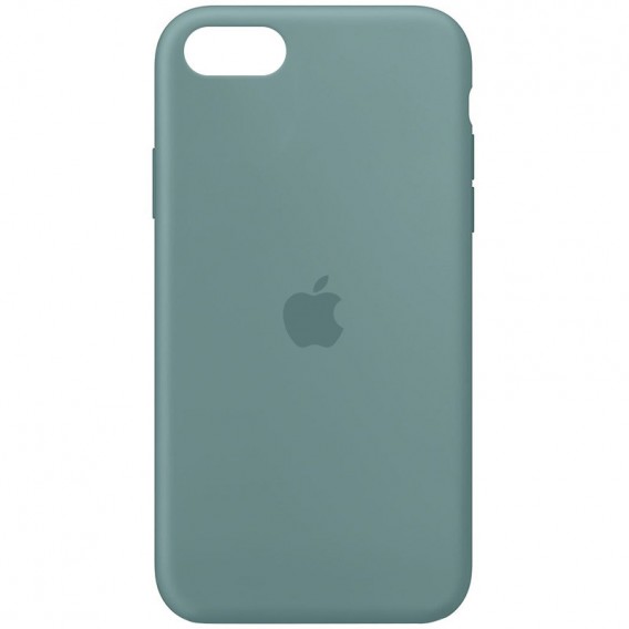 Чехол Silicone Case Full Protective (AA) для iPhone SE 2 / 3 (2020 / 2022) / iPhone 8 / iPhone 7, Зеленый / Cactus