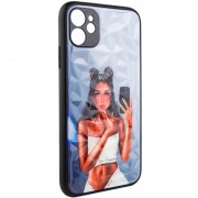 TPU+PC чохол Prisma Ladies для Apple iPhone 11 (6.1") Black in White