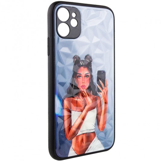 TPU+PC чохол Prisma Ladies для Apple iPhone 11 (6.1") Black in White