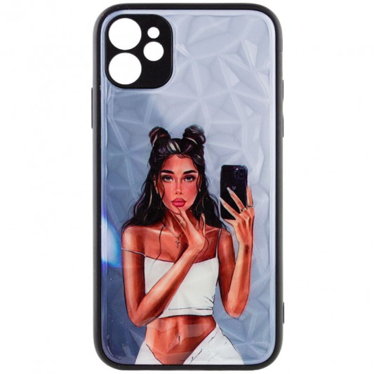 TPU+PC чохол Prisma Ladies для Apple iPhone 11 (6.1") Black in White - зображення 1 