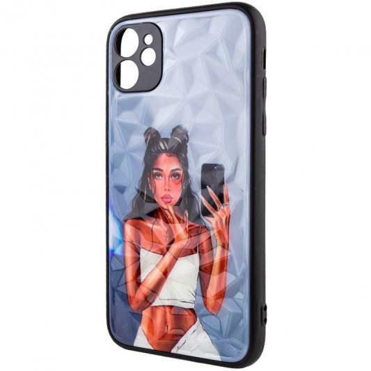 TPU+PC чохол Prisma Ladies для Apple iPhone 11 (6.1") Black in White - зображення 2 