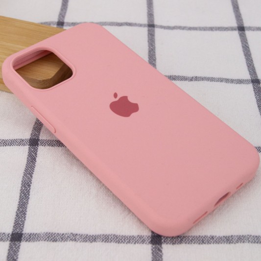 Чохол Silicone Case Full Protective (AA) для Apple iPhone 12 Pro Max (6.7") Рожевий / Pink - зображення 1 