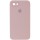Чохол Silicone Case Square Full Camera Protective (AA) для Apple iPhone 7 / 8 / SE (2020) (4.7") Рожевий / Pink Sand