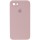 Чехол Silicone Case Square Full Camera Protective (AA) для Apple iPhone 7 / 8 / SE (2020) (4.7") Розовый / Pink Sand