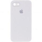 Чохол Silicone Case Square Full Camera Protective (AA) для iPhone SE 2 / 3 (2020 / 2022) / iPhone 8 / iPhone 7, Білий / White