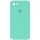 Чохол Silicone Case Square Full Camera Protective (AA) для Apple iPhone 7 / 8 / SE (2020) (4.7") Бірюзовий / Turquoise