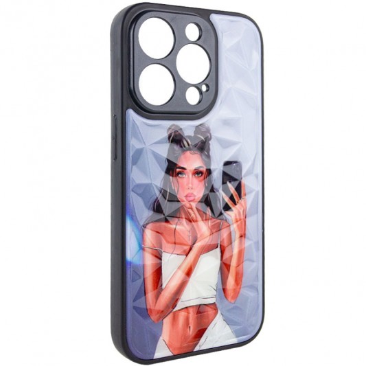TPU+PC чохол Prisma Ladies для Apple iPhone 12 Pro Max (6.7") Black in White - зображення 1 