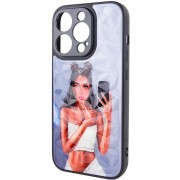TPU+PC чохол Prisma Ladies для Apple iPhone 12 Pro Max (6.7"), Black in White