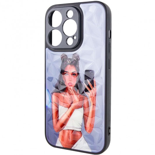 TPU+PC чохол Prisma Ladies для Apple iPhone 12 Pro Max (6.7") Black in White - зображення 3 