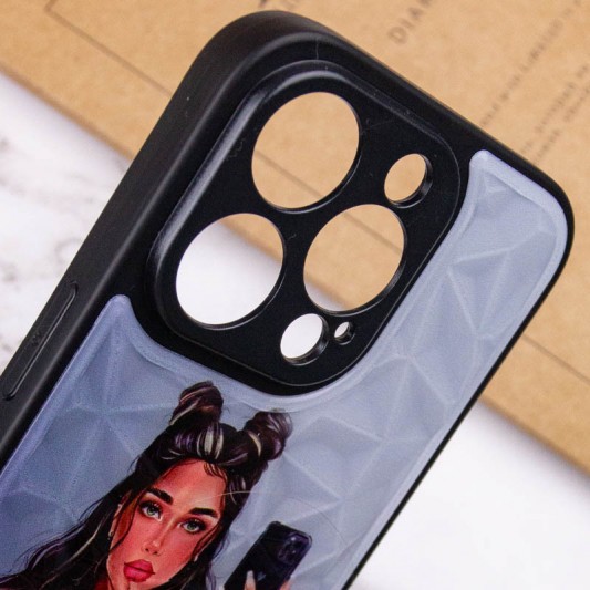 TPU+PC чохол Prisma Ladies для Apple iPhone 12 Pro Max (6.7") Black in White - зображення 7 