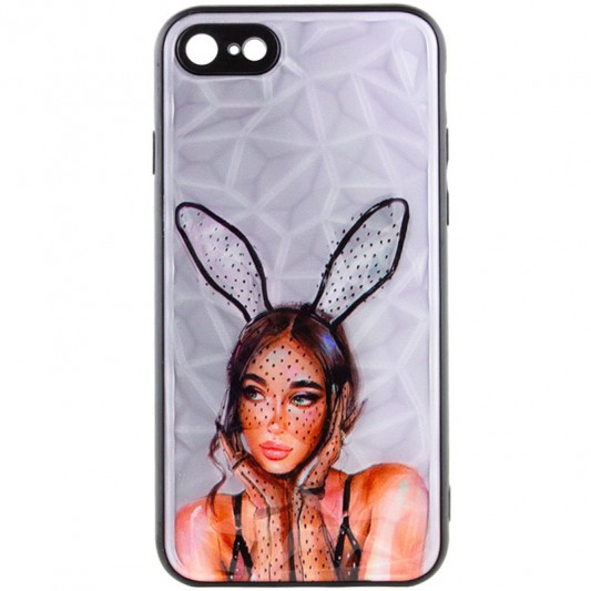 TPU+PC чехол Prisma Ladies для Apple iPhone 7 / 8 / SE (2020) (4.7") Rabbit - изображение 1