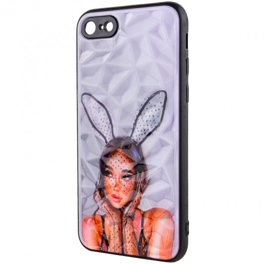 TPU+PC чехол Prisma Ladies для Apple iPhone 7 / 8 / SE (2020) (4.7") Rabbit - изображение 3