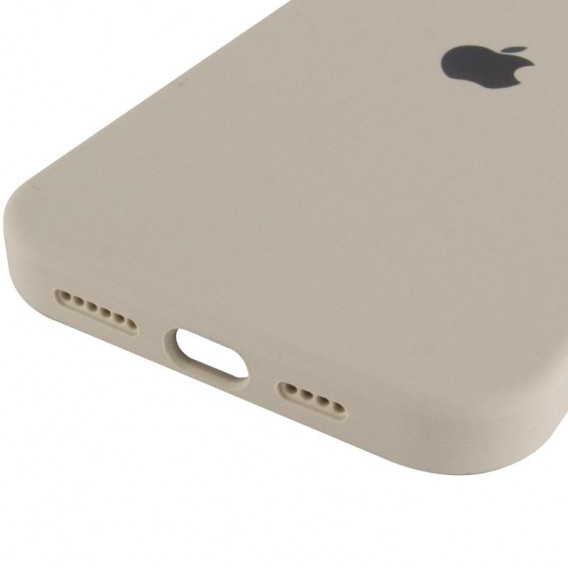 Чохол Silicone Case Full Protective (AA) для Apple iPhone 13 Pro Max (6.7") Бежевий / Antique White