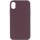 TPU чохол Bonbon Metal Style для Apple iPhone XS Max (6.5") Бордовий / Plum