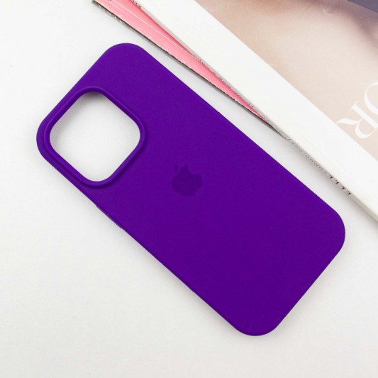 Чехол Silicone Case Full Protective (AA) для Apple iPhone 14 Pro (6.1") Фиолетовый / Ultra Violet - изображение 1
