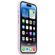 Чехол Silicone Case Full Protective (AA) для Apple iPhone 14 Pro Max (6.7"), Сиреневый / Lilac