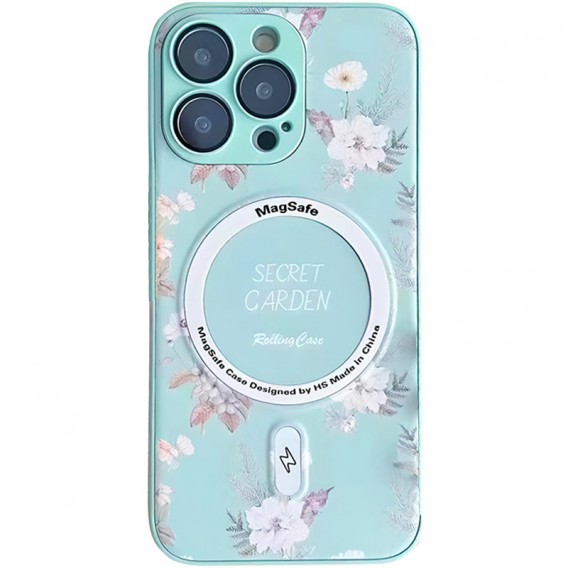 TPU+PC чохол Secret Garden with MagSafe для Apple iPhone 11 Pro (5.8"), Mint