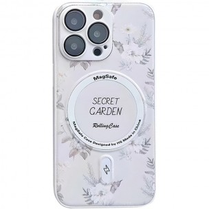 TPU+PC чохол Secret Garden with MagSafe для Apple iPhone 12 Pro Max (6.7") White TPU+PC чохол Secret Garden with MagSafe для Apple iPhone 12 Pro Max (6.7") White