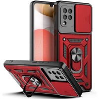 Ударостійкий чохол Camshield Serge Ring для Samsung Galaxy A22 4G / M32 Червоний