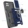 Ударопрочный чехол Camshield Serge Ring для Samsung Galaxy A22 4G/M32, Синий