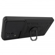 Ударопрочный чехол Camshield Serge Ring для Samsung Galaxy A22 4G/M32, Черный
