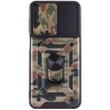 Ударопрочный чехол Camshield Serge Ring Camo для Samsung Galaxy M23 5G/M13 4G, Коричневый/Army Brown
