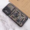 Ударопрочный чехол Camshield Serge Ring Camo для Samsung Galaxy M23 5G/M13 4G, Коричневый/Army Brown