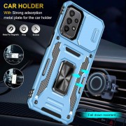 Ударопрочный чехол Camshield Army Ring для Samsung Galaxy A13 4G/A04s, Голубой/Light Blue