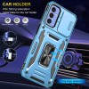 Ударопрочный чехол Camshield Army Ring для Samsung Galaxy M23 5G/M13 4G, Голубой/Light Blue