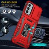 Ударопрочный чехол Camshield Army Ring для Samsung Galaxy M23 5G/M13 4G, Красный/Red