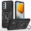Ударопрочный чехол Camshield Army Ring для Samsung Galaxy M23 5G/M13 4G, Черный/Black