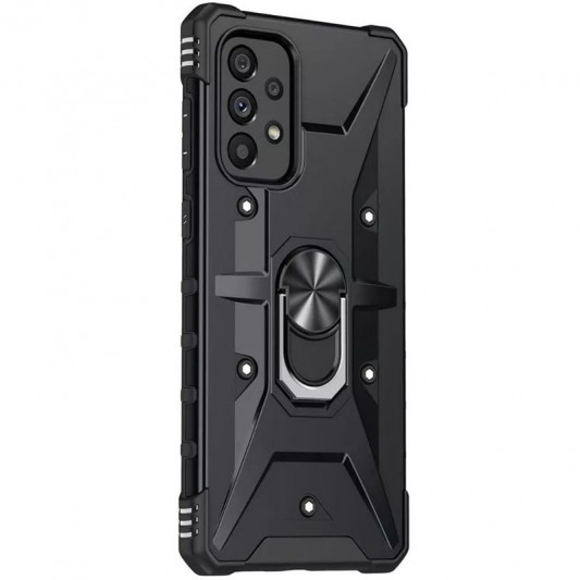 Ударопрочный чехол Pathfinder Ring для Samsung Galaxy A13 4G / A23 4G / M13 4G / M23 5G / A04s Черный / Black - изображение 1