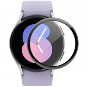 Полимерная пленка 3D (full glue) (тех.пак) для Samsung Galaxy Watch 5 40mm Черный