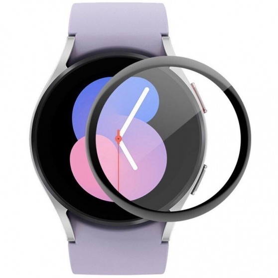 Полимерная пленка 3D (full glue) (тех.пак) для Samsung Galaxy Watch 5 44mm Черный