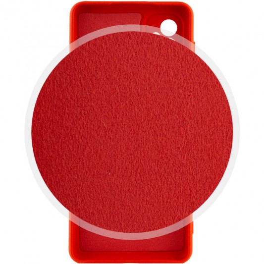 Чехол Silicone Cover Lakshmi Full Camera (A) для Samsung Galaxy A04s Красный / Red - изображение 2