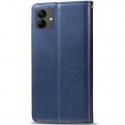 Кожаный чехол книга GETMAN Gallant (PU) для Samsung Galaxy A04, Синий