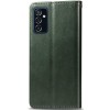Кожаный чехол книга GETMAN Gallant (PU) для Samsung Galaxy A04s, Зеленый