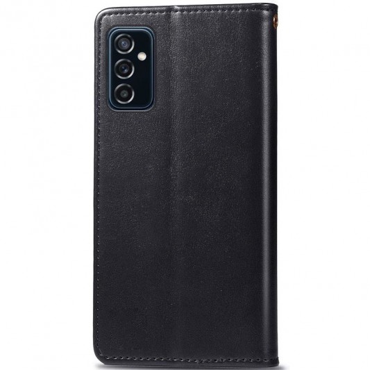 Кожаный чехол-книжка GETMAN Gallant (PU) для Samsung Galaxy A04s Черный - изображение 1