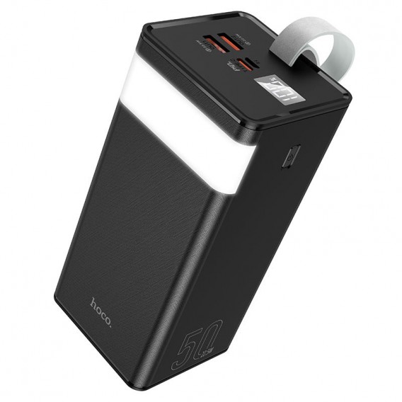 Портативное зарядное устройство (Power Bank) Hoco J86A Powermaster 22.5W 50000 mAh, Чорний