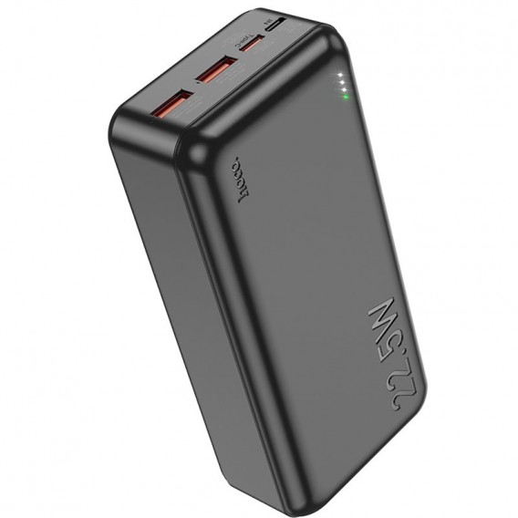 Портативний зарядний пристрій Power Bank Hoco J101B Astute 22.5W 30000 mAh, Чорний