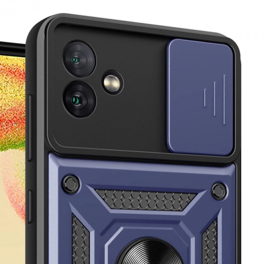 Ударопрочный чехол Camshield Serge Ring для Samsung Galaxy A04e Синий - изображение 1