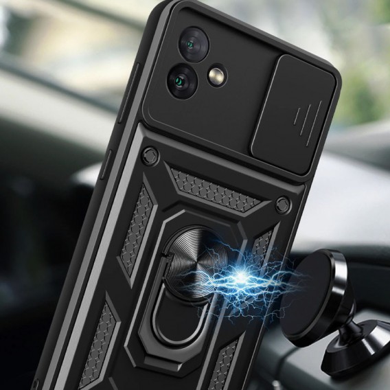 Ударопрочный чехол Camshield Serge Ring для Samsung Galaxy A04e Черный - изображение 2