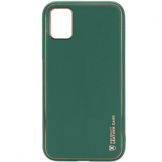 Шкіряний чохол Xshield для Samsung Galaxy A04s, Зелений / Army green